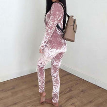 Load image into Gallery viewer, Autumn Velvet Tracksuits Women Set Suits Winter Two Piece Track Suit Set Women Warm Sweatshirt 2 Piece Set Ladies Pant Suit